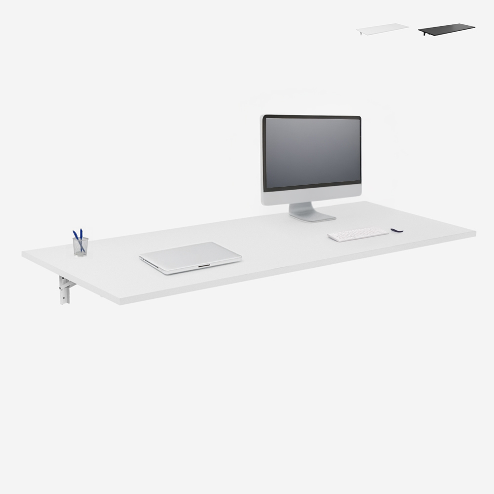 Wandschreibtisch klappbar 140x80cm Jeremy XL