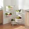 Obst- Lebensmittelwagen 5 schwenkbare Körbe mit Rädern Rodin XL Katalog