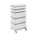 Rollcontainer modern 5 Schubladen und Glasablage Easy 5/C Aktion