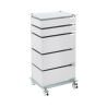 Rollcontainer modern 5 Schubladen und Glasablage Easy 5/C Aktion