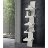 Wandbücherregal modernes Design mit 5 Ablagen h155cm Erie White Verkauf