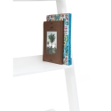 Wandbüccherregal modern weiß mit 5 Einlegeböden h193cm Peoria Angebot