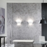 Wandlampe minimalistisch modern aus weißer Keramik Salem Verkauf