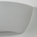 Wandlampe minimalistisch modern aus weißer Keramik Salem Sales