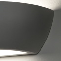 Wandlampe minimalistisch modern aus weißer Keramik Salem Rabatte