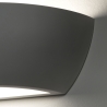 Wandlampe minimalistisch modern aus weißer Keramik Salem Rabatte