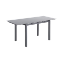Küchentisch mit ausziehbarer Glasplatte 110-170x76cm Cleve Verkauf