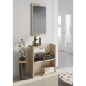Eingangsschrank aus Holz mit Spiegel 2 Schubladen und Einlegeböden Most Wood Verkauf