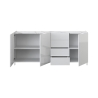 Anrichte Wohnzimmer weiß Made in Italy Marmoreffekt Durham Sales
