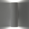 Wandlampe modern in Zylinderform aus weißem Gips Tony-B Rabatte