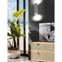Wandlampe modern in Zylinderform aus weißem Gips Tony-B Angebot