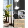 Wandlampe modern in Zylinderform aus weißem Gips Tony-B Angebot