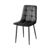 Wohnzimmer- Küchenstühle 4er Set gesteppt Samt Corfù 