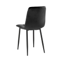 Wohnzimmer- Küchenstühle 4er Set gesteppt Samt Corfù 