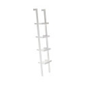Wandbücherregal weiß modern mit 4 Einlegeböden h180cm Little Peoria Sales