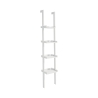 Wandbücherregal weiß modern mit 4 Einlegeböden h180cm Little Peoria Angebot