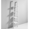 Wandbücherregal weiß modern mit 4 Einlegeböden h180cm Little Peoria Verkauf