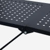 Küchenregal klappbar 5 Böden aus Metall mit Rädern Kerry XL Sales