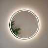 Badezimmerspiegel mit LED-Touch-Licht hintergrundbeleuchtet rund 75cm ETR131 Verkauf