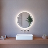 Badezimmerspiegel 75cm rund mit LED-Hintergrundbeleuchtung und Bluetooth ETR129-S Aktion