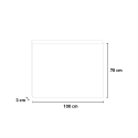Badezimmerspiegel mit Hintergrundbeleuchtung 100x70cm mit LED-Touch-Licht und Bluetooth ETR114 Angebot