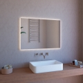 Badezimmerspiegel LED-beleuchtet 100x70cm mit Bluetooth-Lautsprecher ETR109 Aktion