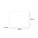 Badezimmerspiegel LED-beleuchtet 100x70cm mit Bluetooth-Lautsprecher ETR109 Angebot