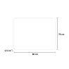Badezimmerspiegel LED-beleuchtet 80x70cm mit Anti-Beschlag ETR100-M
 Angebot