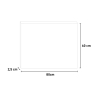 Badezimmerspiegel poliert LED-Touch mit Hintergrundbeleuchtung 80x60cm ETR106-M Sales