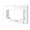Moderne Wohnwand für Wohnzimmer mit TV-Halterung und 2 Vitrinen Egypt TW Sales