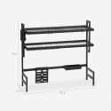 Abtropfgestell für die Spüle platzsparend 95x27x79 Teket Lagerbestand