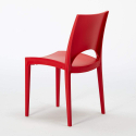 Weiß Quadratisch Tisch und 2 Stühle Farbiges Polypropylen-Innenmastenset Grand Soleil Paris Cocktail 