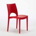 Weiß Quadratisch Tisch und 2 Stühle Farbiges Polypropylen-Innenmastenset Grand Soleil Paris Cocktail 