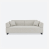 Sofa 3-Sitzer mit Kissen und modularen Tischen Salus Angebot