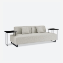 Sofa 3-Sitzer mit Kissen und modularen Tischen Salus Katalog