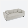 Sofa 3-Sitzer mit Kissen und modularen Tischen Salus Auswahl
