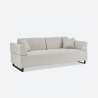 Sofa 3-Sitzer mit Kissen und modularen Tischen Salus Modell