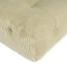 Sofa 4-Sitzer Ecke Kord Cady Velvet Right Auswahl