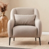 Sessel Wohnzimmer modern aus Stoff mit Kissen Venus Verkauf
