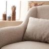 Sessel Wohnzimmer modern aus Stoff mit Kissen Venus Modell