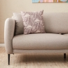 Schlafsofa 2-Sitzer modern aus Stoff klappbar mit Rückenlehne Venus 2 Modell