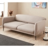 Schlafsofa 2-Sitzer modern aus Stoff klappbar mit Rückenlehne Venus 2 Eigenschaften