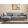 Schlafsofa 3-Sitzer Ecke mit Halbinsel aus Stoff Venus 3L Sales