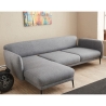 Schlafsofa 3-Sitzer Ecke mit Halbinsel aus Stoff Venus 3L Lagerbestand