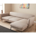 Schlafsofa 3-Sitzer-Ecke mit rechter Halbinsel aus Stoff  Venus 3R Maße