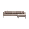 Schlafsofa 3-Sitzer-Ecke mit rechter Halbinsel aus Stoff  Venus 3R Sales