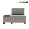 Sessel Bett Chaiselongue klappbar links aus Leinen Betty Left Verkauf
