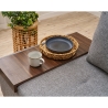 Sessel Bett Chaiselongue klappbar links aus Leinen Betty Left Eigenschaften