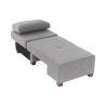 Sessel Bett Chaiselongue klappbar links aus Leinen Betty Left Kauf