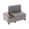 Sessel Bett Chaiselongue klappbar links aus Leinen Betty Left Kosten
